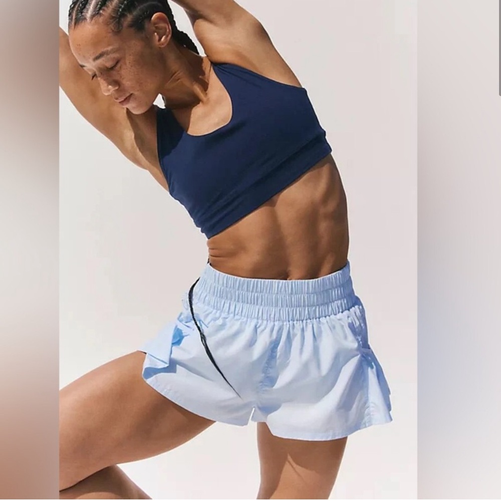 FREE PEOPLE MOVEMENT Get Your Flirt On Short baseline blue - Picture 2 of 8